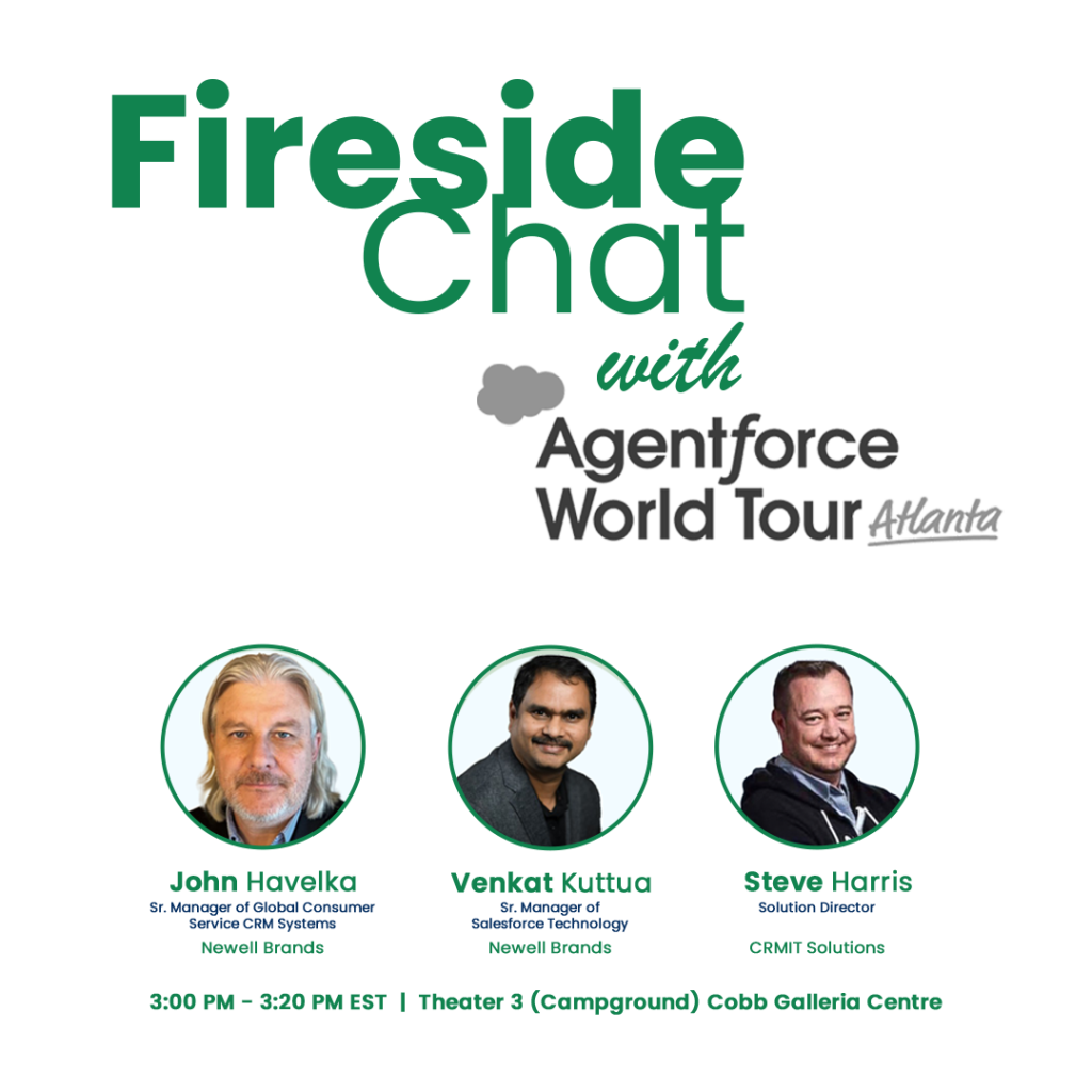 CRMIT Solutions to Host Newell Brands for Insightful Fireside Chat at Agentforce World Tour